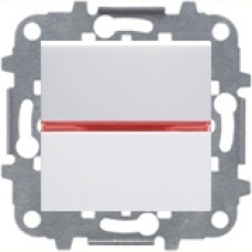 Переключатель одноклавишный с подсветкой, 16А, ABB ZENIT (белый)